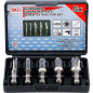 Jeu d Extracteurs de Vis 5 pcs - Acier Résistant - Dévissage Facile et Rapide, Pro - D-Work Jeu d Extracteurs de Vis 5 pcs - Acier Résistant - Dévissage Facile et Rapide, Pro - D-Work