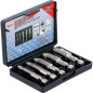 Jeu d Extracteurs de Vis 5 pcs - Acier Résistant - Dévissage Facile et Rapide, Pro - D-Work Jeu d Extracteurs de Vis 5 pcs - Acier Résistant - Dévissage Facile et Rapide, Pro - D-Work