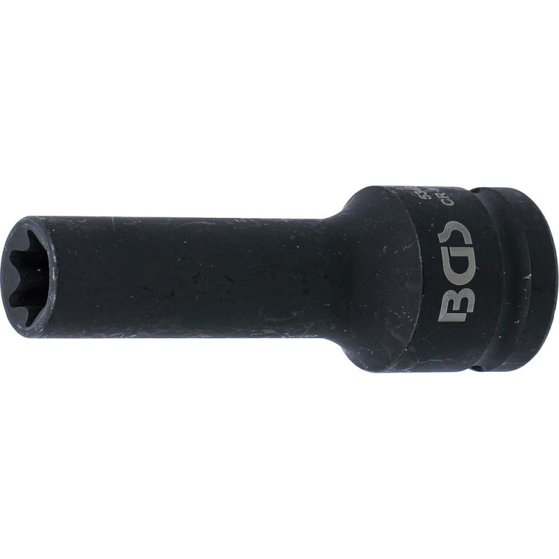 Douille à Choc Longue Profil E 20 mm (3/4) - Résistante et Précise, Acier, Zones Difficiles - D-Work Douille à Choc Longue Profil E 20 mm (3/4) - Résistante et Précise, Acier, Zones Difficiles - D-Work