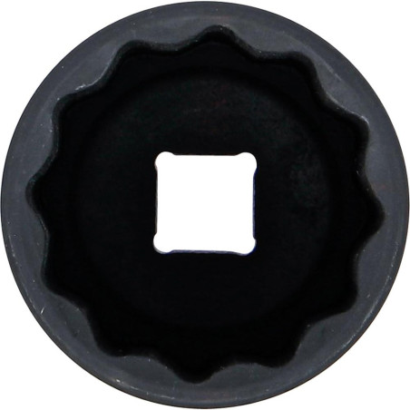 Douille à Choc Longue 12,5 mm (1/2) - 39 mm, Douze Pans - Robuste et Précise, Acier, Pro - D-Work