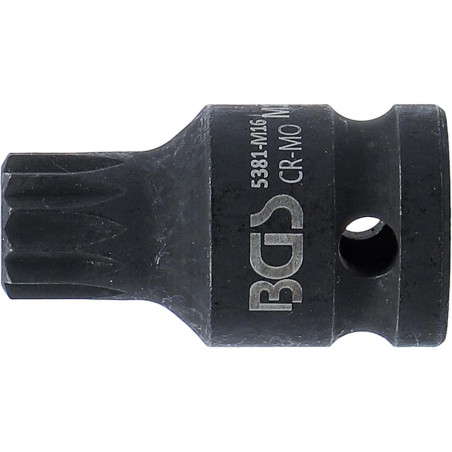 Douille à Embouts à Choc 43 mm - 12,5 mm (1/2), Denture Multiple Intérieure XZN - Précision et Robustesse - D-Work