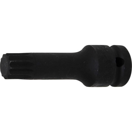Douille à Embouts à Choc 78 mm - 12,5 mm (1/2 ), Denture Multiple Intérieure XZN - Précision et Robustesse - BGS