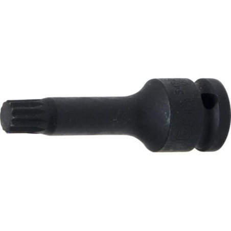 Douille à Embouts à Choc 75 mm - 12,5 mm (1/2), Denture Multiple Intérieure XZN M5 - Résistante et Précise - D-Work