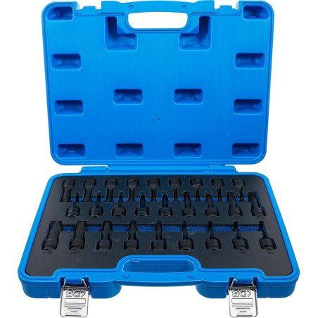 Jeu de Douilles à Embouts à Choc 27 pcs - Performance et Durabilité, Pro, Acier Résistant - D-Work