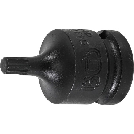 Douille à Embouts à Choc 43 mm - 12,5 mm (1/2), Denture Multiple Intérieure XZN M6 - Précision et Robustesse - D-Work