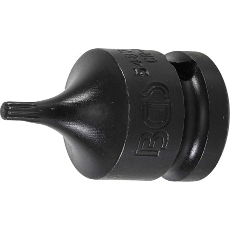 Douille à Embouts à Choc 43 mm - 12,5 mm (1/2 ), Denture Multiple Intérieure XZN M4 - Précision et Robustesse - BGS