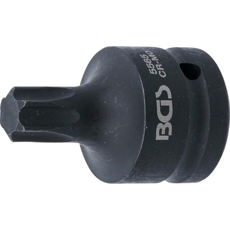 Douille à Embouts de Puissance 60 mm - 20 mm (3/4), Profil Torx T65 - Précision et Robustesse - D-Work