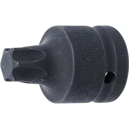 Douille à Embouts de Puissance 60 mm - 20 mm (3/4), Profil Torx T80 - Résistante et Précise - D-Work