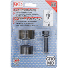 Perforateur à Vis 35 mm - Précision et Efficacité, Acier, Pro - D-Work