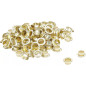 Assortiment d’Œillets 5,0 x 5,5 mm - 100 Pièces - Résistants et Pratiques pour Fixations - BGS