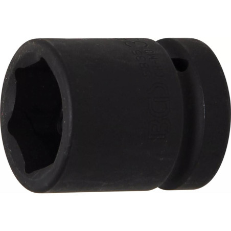 Douille à Choc Six Pans 25 mm (1 ) - 35 mm - Acier Résistant - Usage Professionnel et Durable - BGS