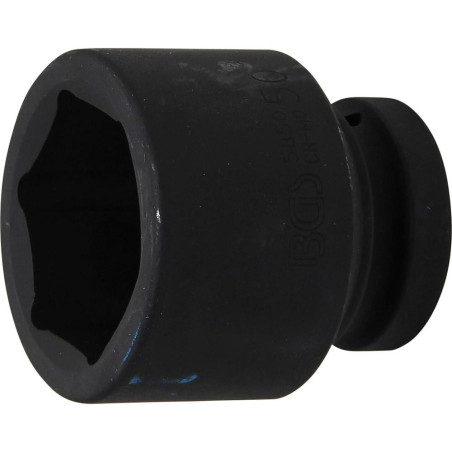 Douille à Choc Six Pans 25 mm (1 ) - 50 mm - Acier Résistant - Usage Professionnel et Durable - BGS