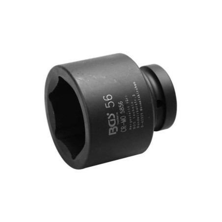 Douille à Choc Six Pans 25 mm (1 ) 56 mm - Acier Résistant - Usage Professionnel et Durable - BGS