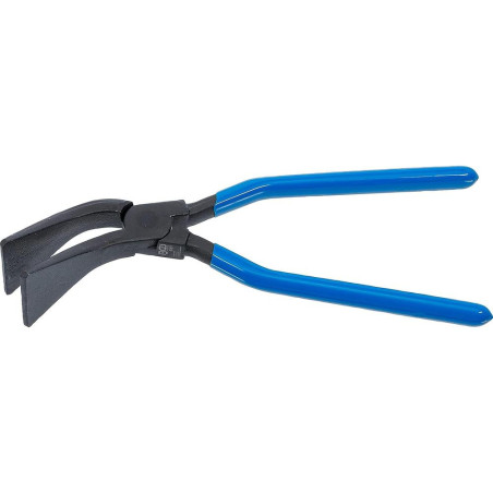 Pince à Soyer Coudée 45 deg. 280 mm - Acier, Précision et Confort d Utilisation, Pro - D-Work