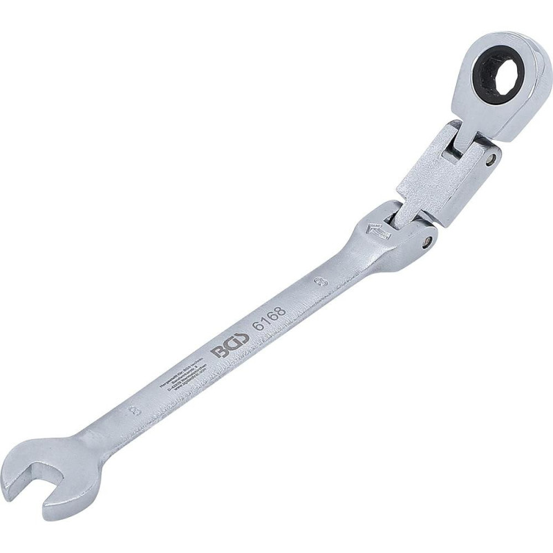 Clé Mixte à Cliquet Pliable 8 mm - Double Articulation - Précision et Maniabilité - BGS