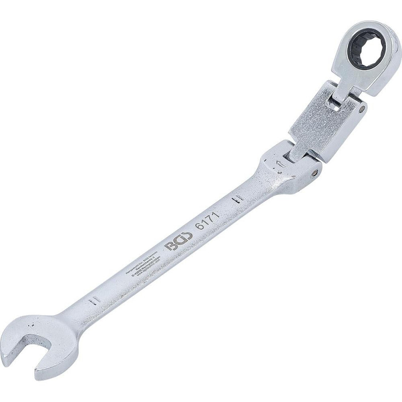 Clé Mixte à Cliquet Pliable 11 mm - Double Articulation - Précision et Maniabilité - - BGS