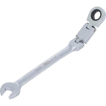 Clé Mixte à Cliquet Pliable 14 mm - Double Articulation - Précision et Maniabilité - BGS
