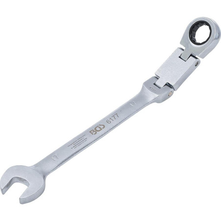 Clé Mixte à Cliquet Pliable 17 mm - Double Articulation - Précision et Maniabilité - - BGS
