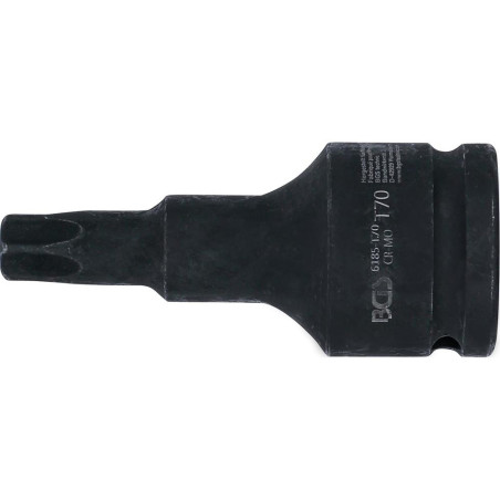 Douille à Embouts à Choc 100 mm - 20 mm (3/4 ), Profil Torx T70 - Puissance et Précision - BGS
