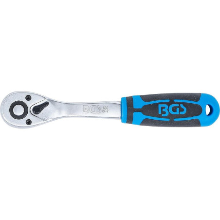 Cliquet Réversible à Denture Fine 6,3 mm (1/4 ) - - Précision et Maniabilité - BGS