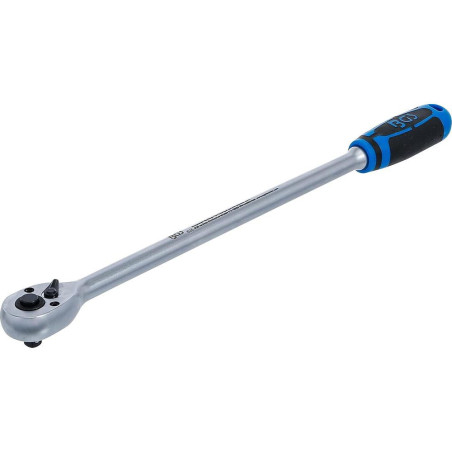 Cliquet Réversible Extra L. 6,3 mm (1/4) 300 mm - Acier, Précision et Confort d Utilisation, Zones Difficiles - D-Work