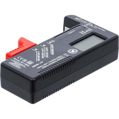 Testeur de Batterie Numérique 1,5V/9V - Compact, Précis et Facile d Utilisation, Pro - D-Work