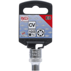 Douille pour Clé Profil E 10 mm (3/8 ) - - Précision et Robustesse - BGS