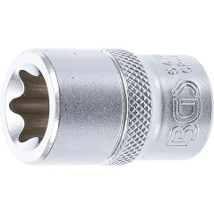 Douille pour Clé Profil E18 - 12,5 mm (1/2) - Acier Résistant - Usage Professionnel - D-Work