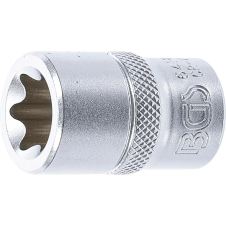 Douille pour Clé Profil E18 - 12,5 mm (1/2) - Acier Résistant - Usage Professionnel - D-Work