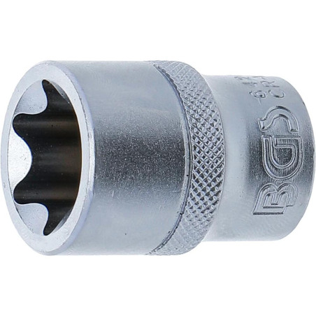 Douille pour Clé Profil E 12,5 mm (1/2) E24 - Précision et Durabilité, Cliquet 1/2, Acier Résistant - D-Work