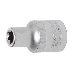 Douille pour Clé Profil E Longue 12,5 mm (1/2) E10 Précision et Durabilité, Acier, Zones Difficiles - D-Work