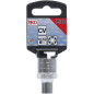 Douille pour Clé Profil E Longue 12,5 mm (1/2) E10 Précision et Durabilité, Acier, Zones Difficiles - D-Work Douille pour Clé Profil E Longue 12,5 mm (1/2) E10 Précision et Durabilité, Acier, Zones Difficiles - D-Work