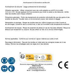Jeu de Douilles Profil E 12,5 mm (1/2) E10 - E24 - 9 pcs - Polyvalence et Précision, Acier, Cliquet 1/2 - D-Work