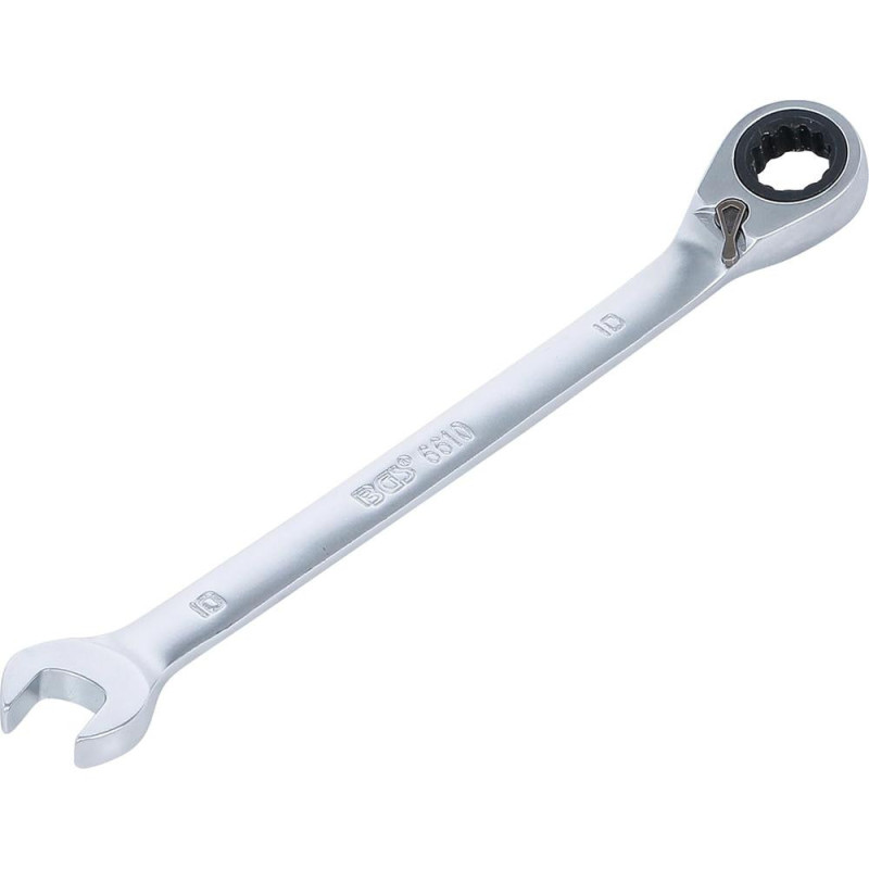 Clé Mixte à Cliquet Réversible 10 mm - Acier, Précision et Maniabilité - BGS