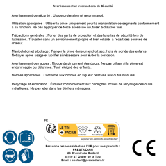 Pince à Segment 205 mm - Acier, Précision et Robustesse - BGS