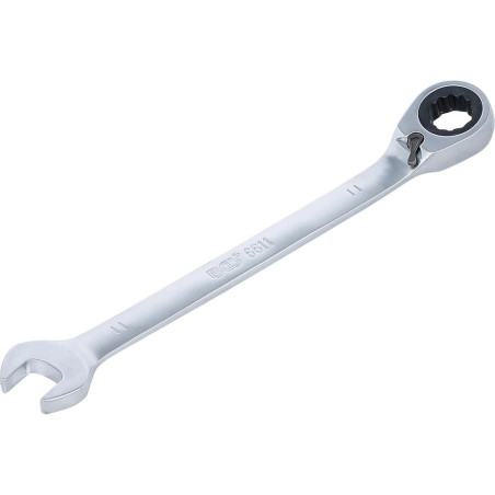 Clé Mixte à Cliquet Réversible 11 mm - - Précision et Maniabilité - BGS