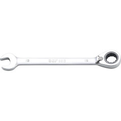 Clé Mixte à Cliquet Réversible 15 mm Précision et Confort d Utilisation - BGS