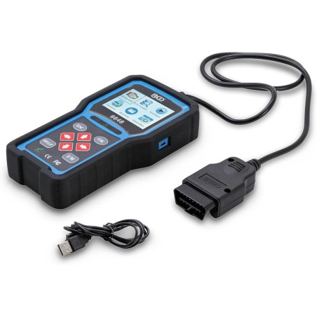 Appareil de Diagnostic OBD 2 EOBD - 16,7 x 5,5 x 24,9 cm - Interface Véhicule Compatible - BGS