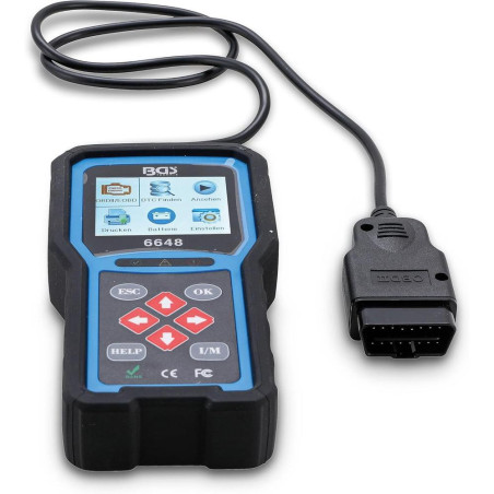 Appareil de Diagnostic OBD 2 EOBD - 16,7 x 5,5 x 24,9 cm - Interface Véhicule Compatible, Pro - D-Work