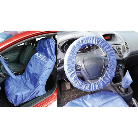 Housse et Couvre Volant Universel - Polyester - Protection et Confort de Conduite - D-Work