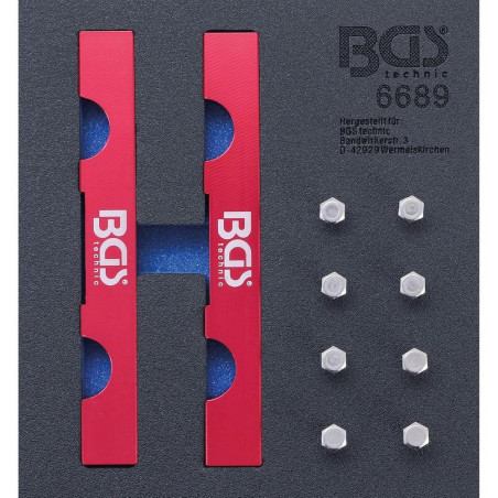 Insert de Servante d Atelier 1/6 - Coffret de Calage pour Mercedes M642 - Organisation et Protection des Outils - BGS