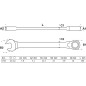 Clé Mixte à Cliquet à Couder 10 mm - - Précision et Maniabilité - BGS