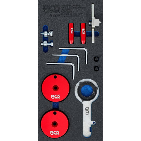 Insert de Servante d Atelier 1/3 - Coffret de Calage pour Ford 2.0TDCi EcoBlue - Organisation et Protection Optimale - BGS
