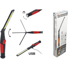 Baladeuse Pliable à Accu 5W - COB-LED Puissante et Compacte - - BGS