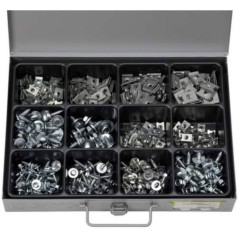 Assortiment de Vis, Écrous et Capuchons 400 pièces - - Fixation Complète et Polyvalente - BGS