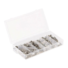 Assortiment de Vis, Écrous et Capuchons 400 pièces - - Fixation Complète et Polyvalente - BGS