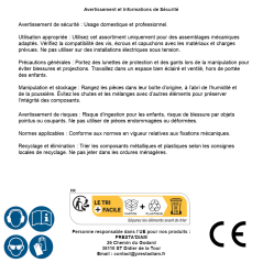 Assortiment de Vis, Écrous et Capuchons 400 pièces - - Fixation Complète et Polyvalente - BGS