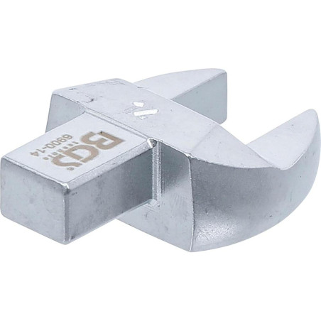 Clé Plate 14 mm - Empreinte 9 x 12 mm - Acier Résistant - Précision et Durabilité, Pro - D-Work