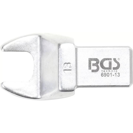Clé Plate 13 mm - Empreinte 14x18 mm - Acier Résistant - Prise Fiable et Durable - BGS