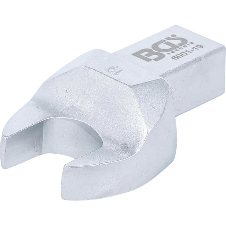 Clé Plate 19 mm - Empreinte 14 x 18 mm - Précision et Durabilité, Pro, Acier Résistant - D-Work